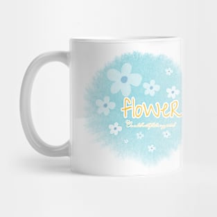 flower,On a hill with fluttering petals Mug